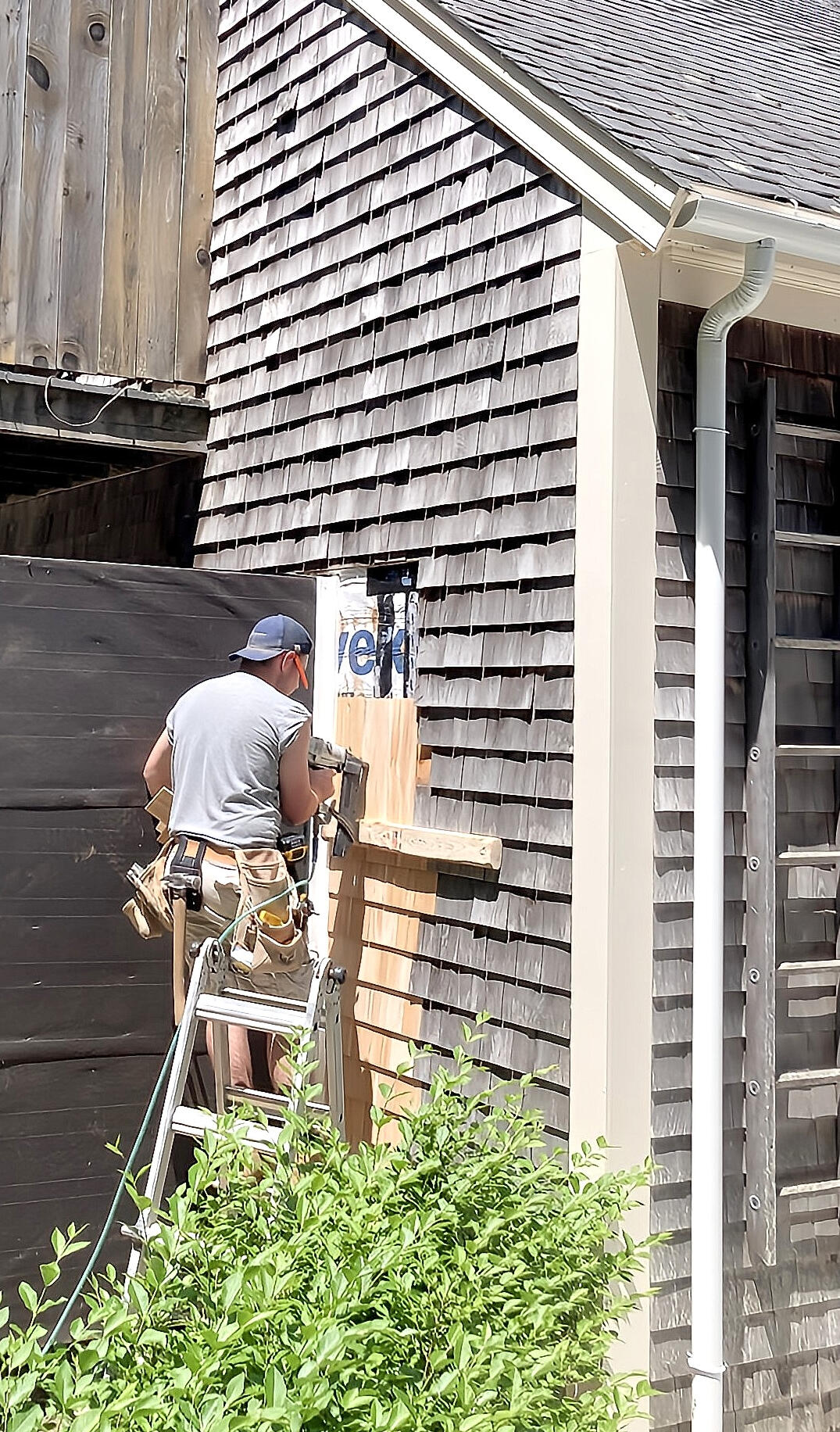Wooden deck and staircase Wooden deck and staircase, custom to enhance your home.